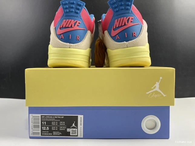 Retro DC9533-800 Jordan Union Guava Air 4 Ice 0803